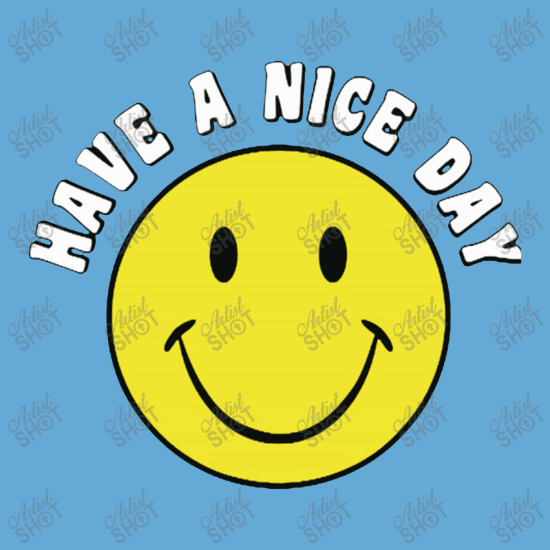 Retro Have A Nice Day Smile Happy Face Basic T-shirt | Artistshot