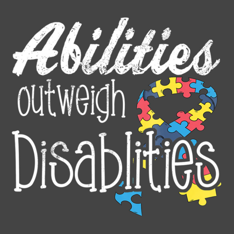 Abilities Outweights Disabilities Autism Awareness Basic T-shirt by LindsayYuh | Artistshot