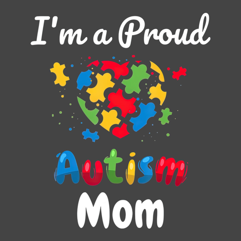 Im A Proud Autism Mom Heart Basic T-shirt | Artistshot