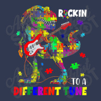 Rockin To A Different Tune Autism Awareness Trex Dinosaur Basic T-shirt | Artistshot