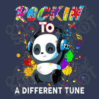 Rockin To A Different Tune Panda Autism Awareness Basic T-shirt | Artistshot