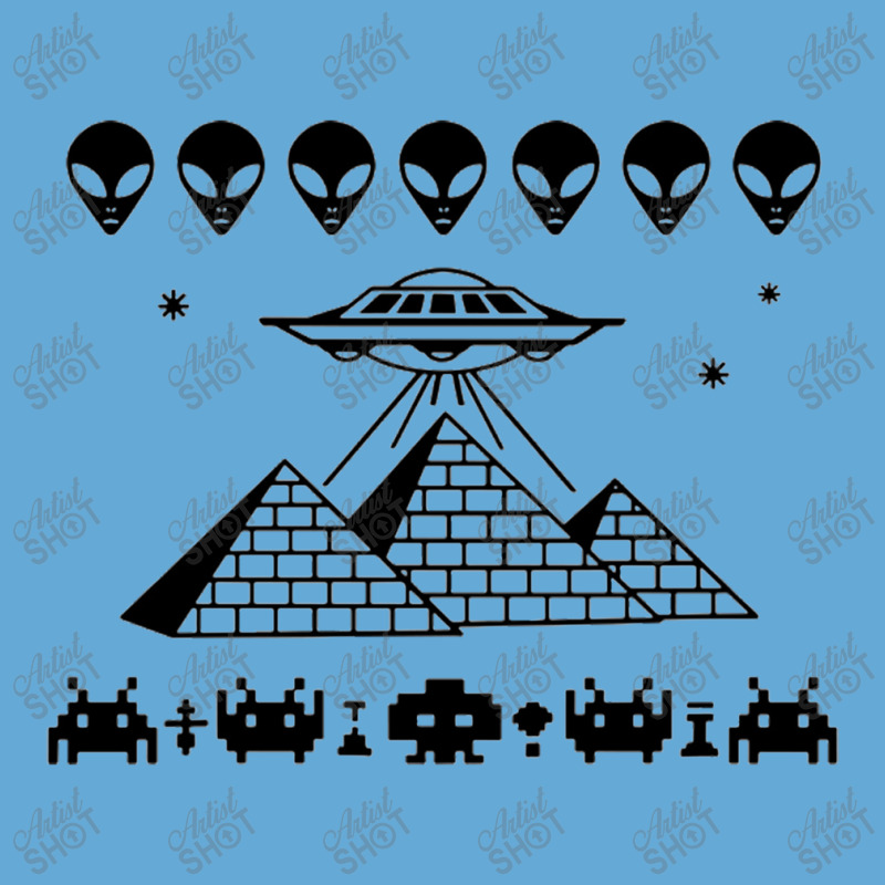 Pyramid T Shirt Ufo T Shirt Space Invaders T Shirt Area 51 Shirt Alien Basic T-shirt by michaelnaher | Artistshot