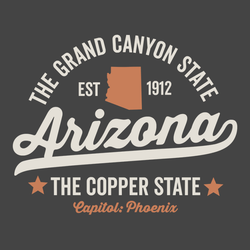 Arizona Vintage Sports Design Copper State Dark Pullover Hoodie Basic T-shirt | Artistshot