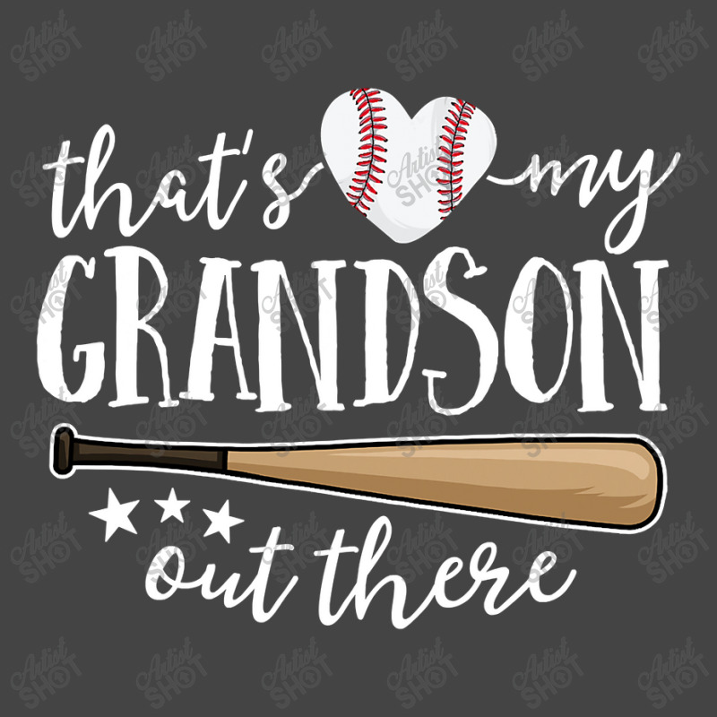 That's My Grandson Out There Gift Women Baseball Grandma Basic T-shirt by time5803 | Artistshot