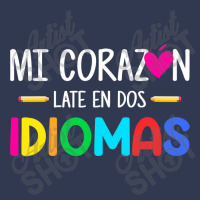 Mi Corazon Late En Dos Idiomas, Bilingual Spanish Teacher Basic T-shirt | Artistshot