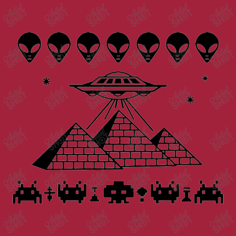 Pyramid T Shirt Ufo T Shirt Space Invaders T Shirt Area 51 Shirt Alien Basic Youth T-shirt by Gretchen Minnis | Artistshot