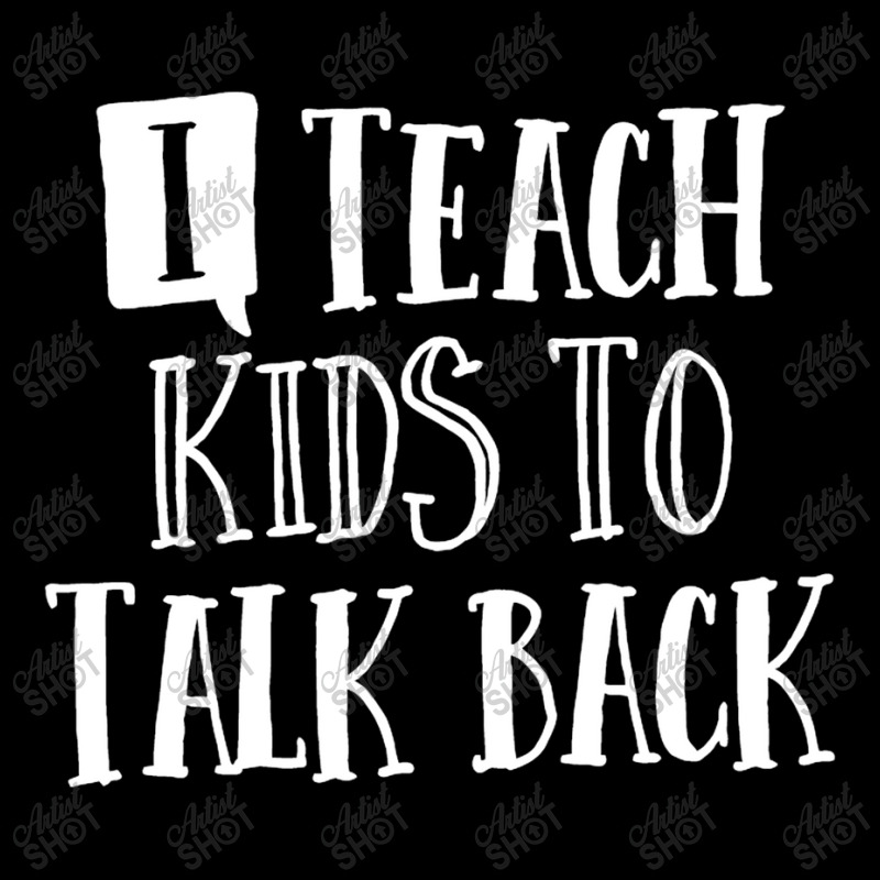 I Teach Kids To Talk Back Speech Language Pathologist Slp Adjustable Cap by diegomicel | Artistshot