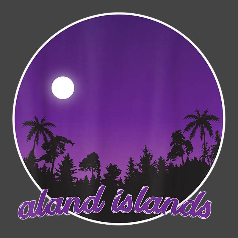 Aland Islands By Night With Palms T Shirt Basic Youth T-shirt by kryloxsiriaso4 | Artistshot