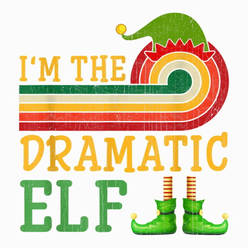 I'm The Dramatic Elf Matching Group Christmas Party Pajama Raglan Crop Top by Stunner | Artistshot