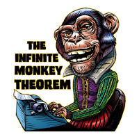 The Infinite Monkey Theorem, The Infinite Monkey Theorem Art, The Infi Raglan Crop Top | Artistshot