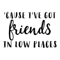 Friends In Low Places Raglan Crop Top | Artistshot