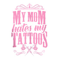 My Mom Hates My Tattoos Ink Gun Machine Crown Artist Love Tank Top Raglan Crop Top | Artistshot