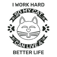 I Work Hard So My Cat Can Live A Better Life Raglan Crop Top | Artistshot