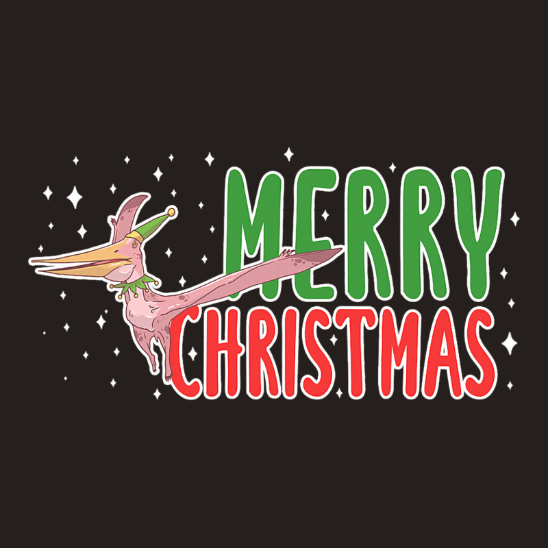 Christmas Pterosaurs Dinosaur Pteranodon Xmas Tree Tank Top | Artistshot