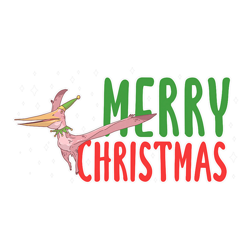 Christmas Pterosaurs Dinosaur Pteranodon Xmas Tree Sticker | Artistshot