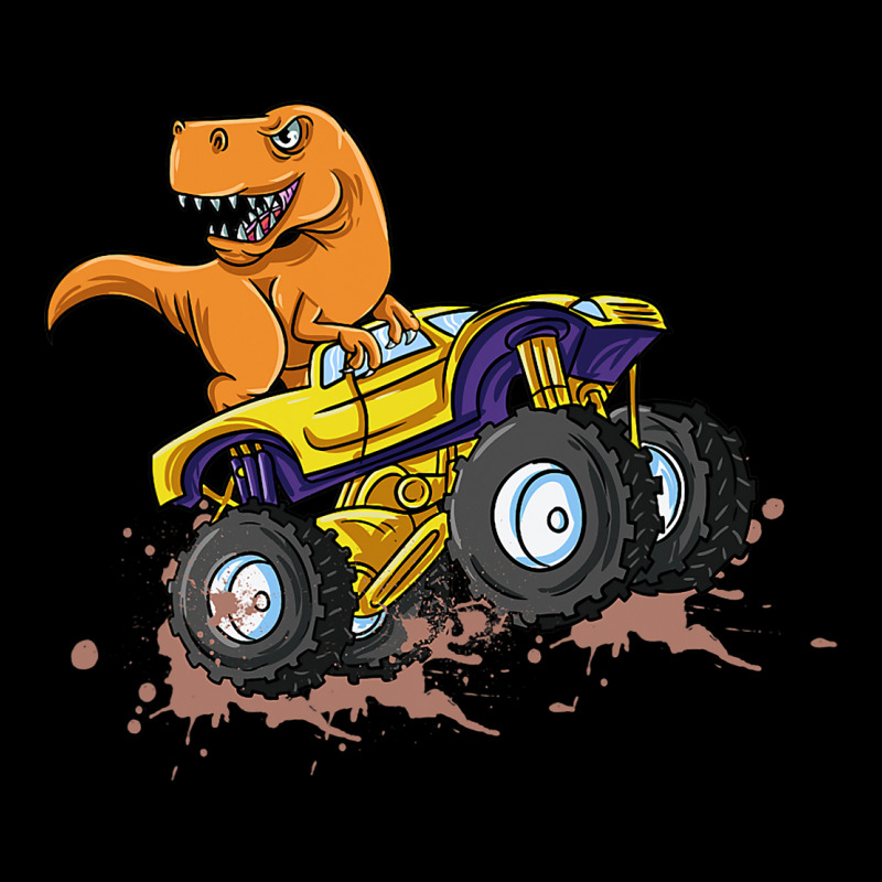 Dinosuar Monster Truck Trex Zipper Hoodie by JanChao | Artistshot