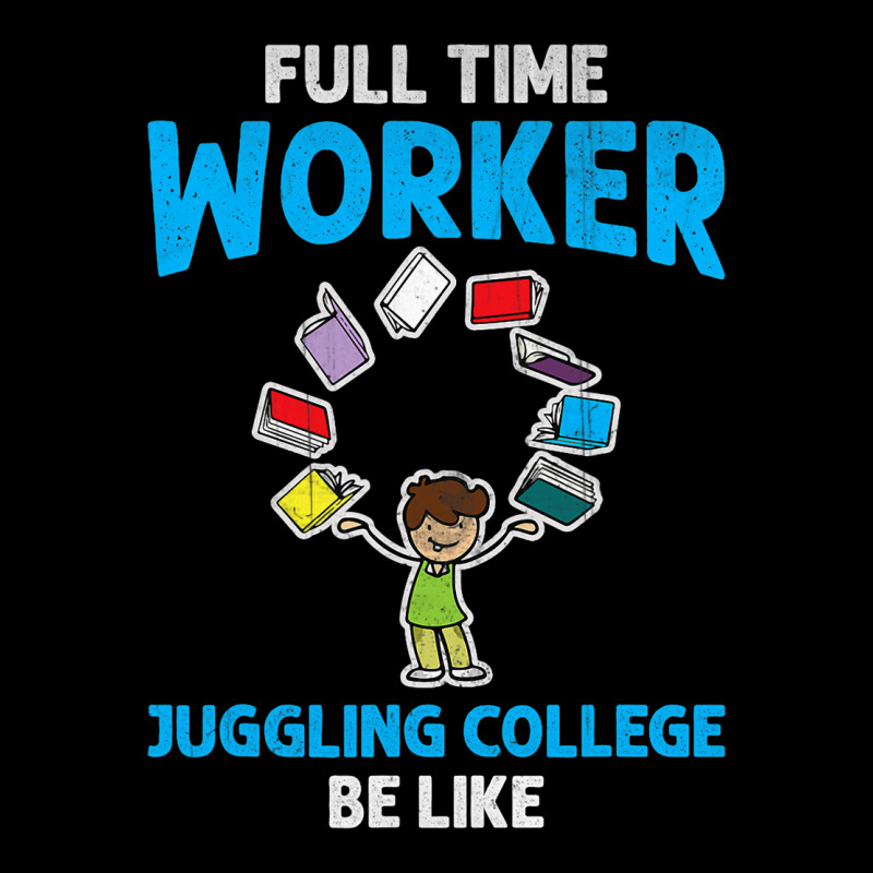 Full Time Worker Juggling College Be Like Books St Pocket T-Shirt by AngelikaBeckner | Artistshot