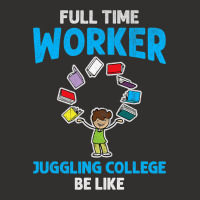 Full Time Worker Juggling College Be Like Books St Champion Hoodie | Artistshot