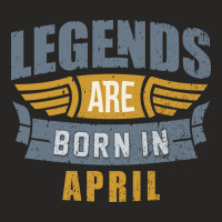 Legend Born April Ladies Fitted T-shirt | Artistshot