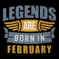 Legend Born February Cropped Hoodie | Artistshot