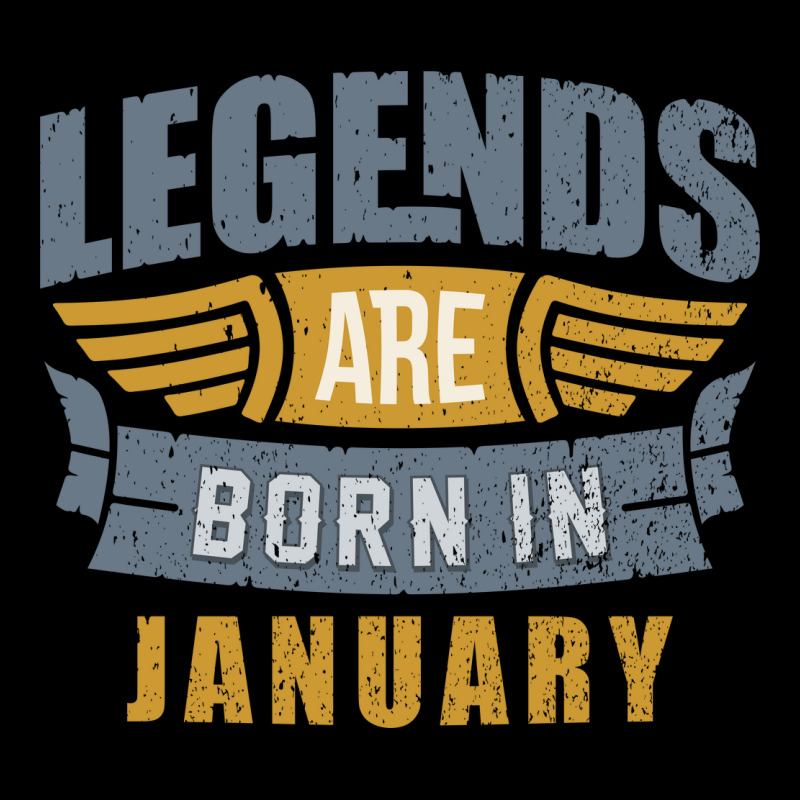 Legend Born January Cropped Hoodie by nandapjr | Artistshot