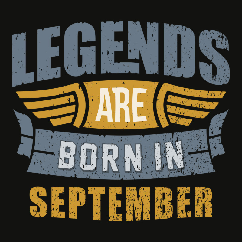 Legend Born September Scorecard Crop Tee by nandapjr | Artistshot