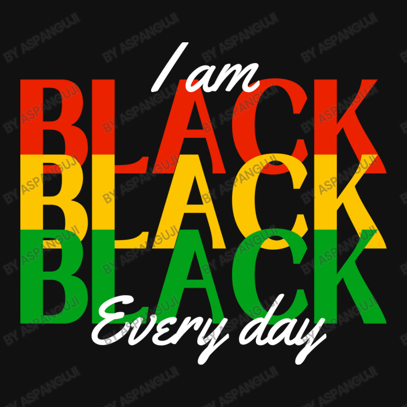 I Am Black Everyday Graphic Youth T-shirt by Aspanguji | Artistshot