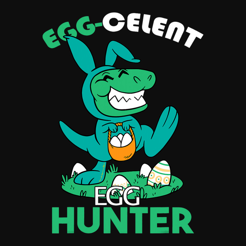 Egg Celent Egghunter Trex Dinosaur Easter Crop Top | Artistshot