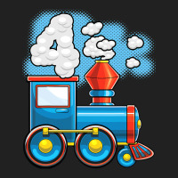 Chugga Chugga Train 4th Birthday Party Supply Birt Basic T-shirt | Artistshot