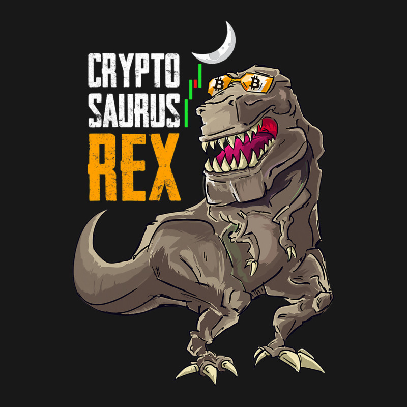 Cryptosaurus Rex Funny Bitcoin Dinosaur Btc Crypto Flannel Shirt | Artistshot