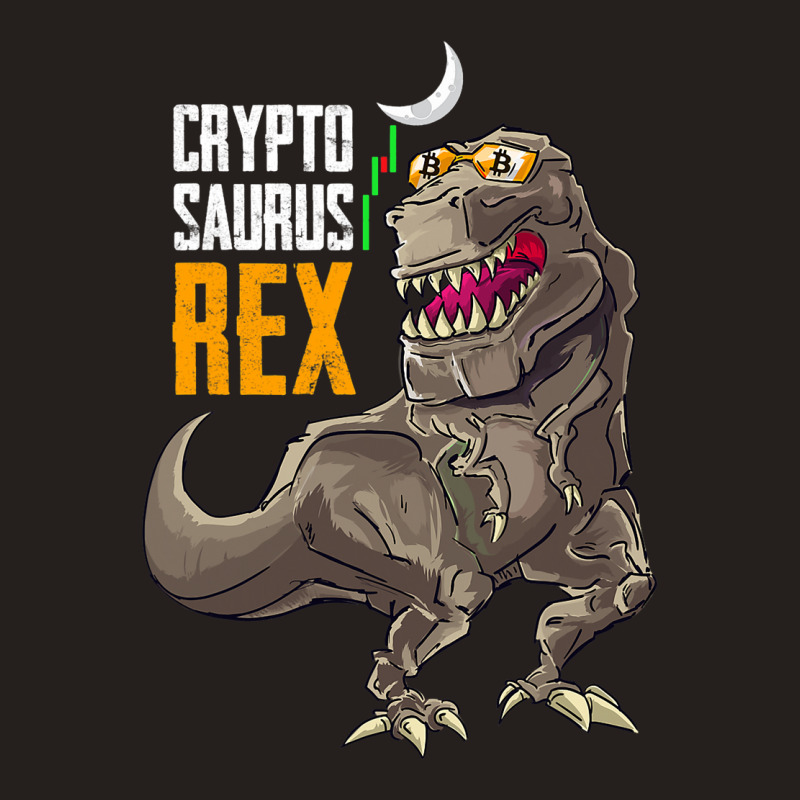 Cryptosaurus Rex Funny Bitcoin Dinosaur Btc Crypto Tank Top | Artistshot