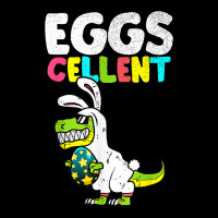 Egg Cellent Egg Hunter Easter Day Shirt Bunny Dino V-neck Tee | Artistshot