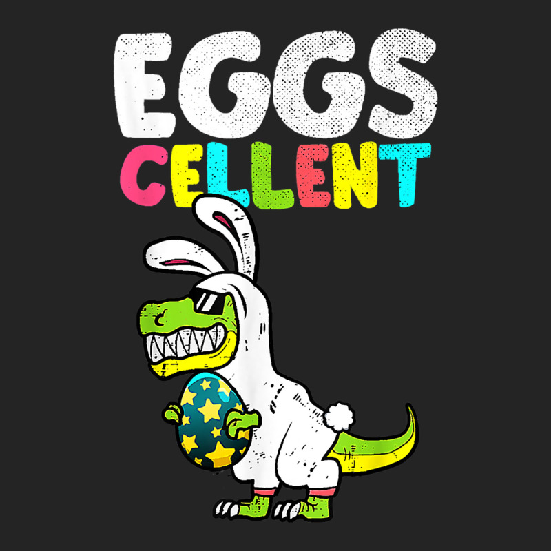 Egg Cellent Egg Hunter Easter Day Shirt Bunny Dino 3/4 Sleeve Shirt | Artistshot