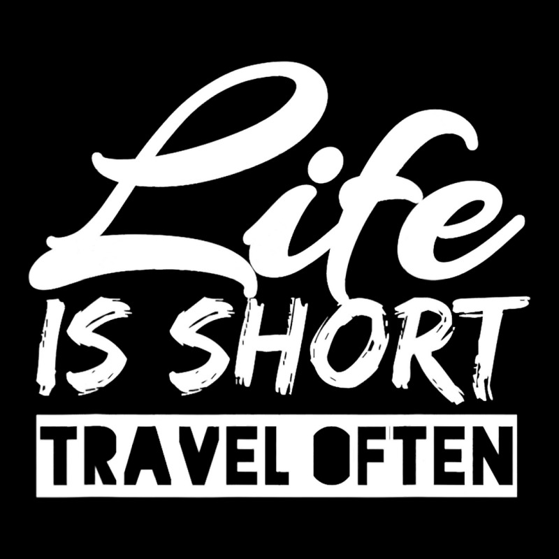 Fun Life Is Short Travel Often Awesome Traveling Zipper Hoodie | Artistshot