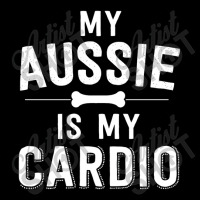 My Aussie Is My Cardio Australian Shepherd Dog Running Baby Tee | Artistshot