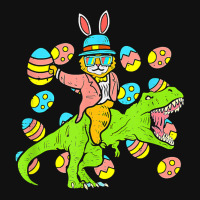 Cat Easter Bunny Riding Dino Trex Egg Hunt Dinosau Graphic T-shirt | Artistshot