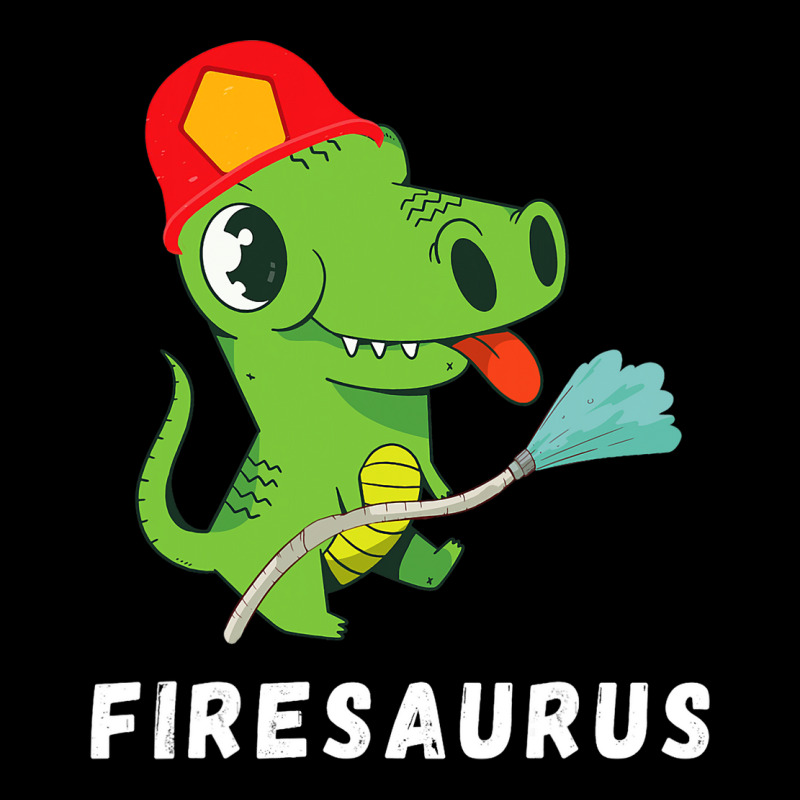 Firefighter Volunteer Fireman Dinosaur Funny Dino  Pocket T-shirt | Artistshot