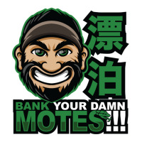 Bank Your Damn Motes Raglan Crop Top | Artistshot