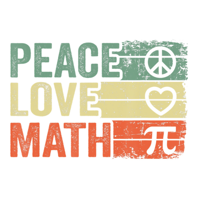 Peace Love Math Vintage Math Nerd Retro Math Teacher Raglan Crop Top by kentuckykonpha9 | Artistshot