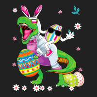 Easter Dinosaur Bunny Ears Easter Basket Stuffers  Basic T-shirt | Artistshot