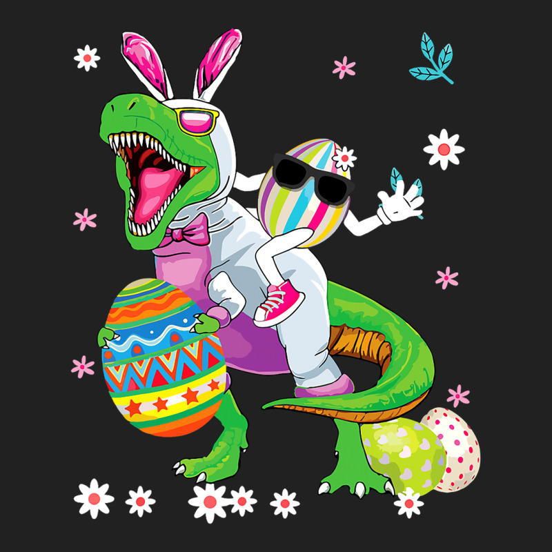 Easter Dinosaur Bunny Ears Easter Basket Stuffers  Basic T-shirt | Artistshot