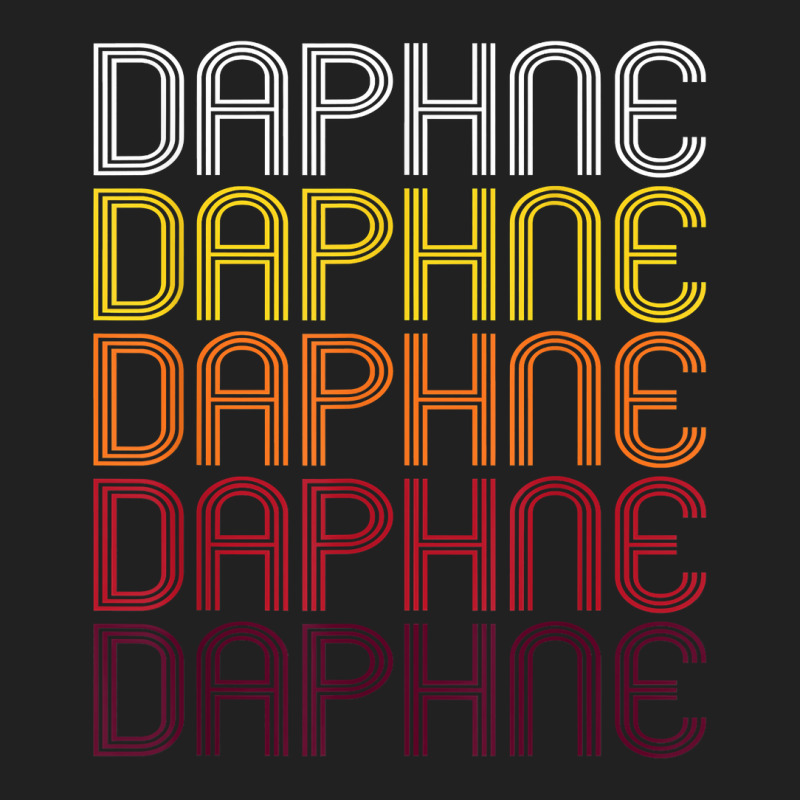 Daphne, Al  Vintage Style Alabama T Shirt Basic T-shirt by adrienskradski | Artistshot