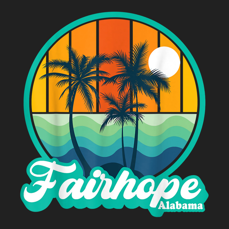 Vintage Fairhope Alabama Summer Vacation Beach Souvenirs T Shirt Basic T-shirt by paisleafuscaldo | Artistshot