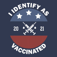 I Identify As Vaccinated American Us Flag Vintage Basic T-shirt | Artistshot