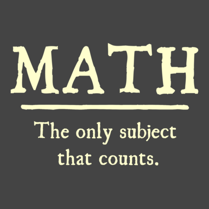 Math The Only Subject That Counts Fitted Basic T-shirt | Artistshot