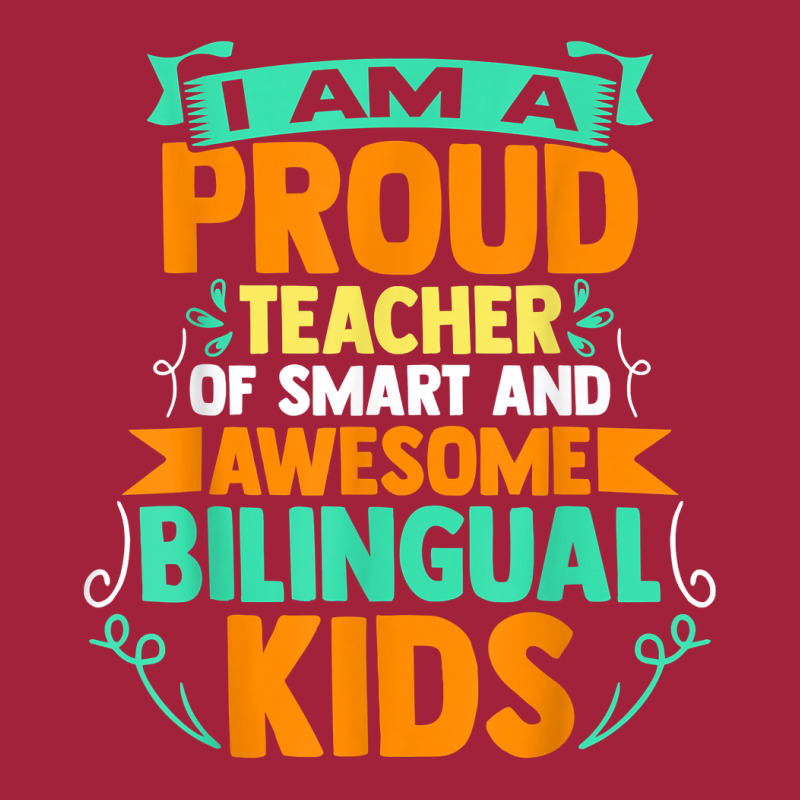 Proud School Teacher Bilingual Kids T Shirt Basic T-shirt by roussoevjaapg6u | Artistshot