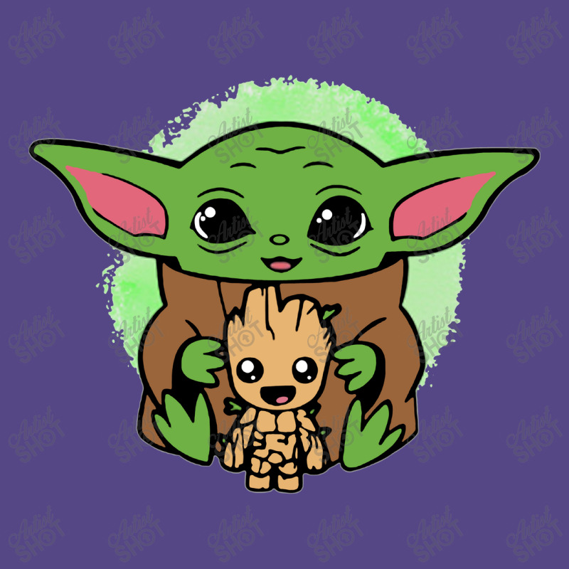 Baby Yoda And Wood Basic T-shirt | Artistshot