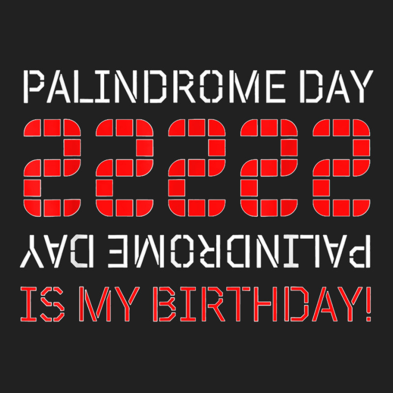 Palindrome Day 22222 Is My Birthday February 22 2022 Twosday T Shirt Basic T-shirt | Artistshot