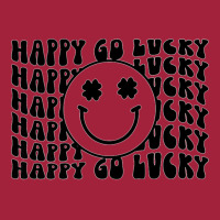 Happy Go Lucky Smiley Face Irish Shamrocks St Patricks Day Premium T S Basic T-shirt | Artistshot