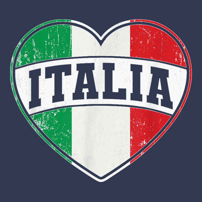 Italy Italia Italian Flag Heart Retro Vintage Design T Shirt Basic T-shirt | Artistshot